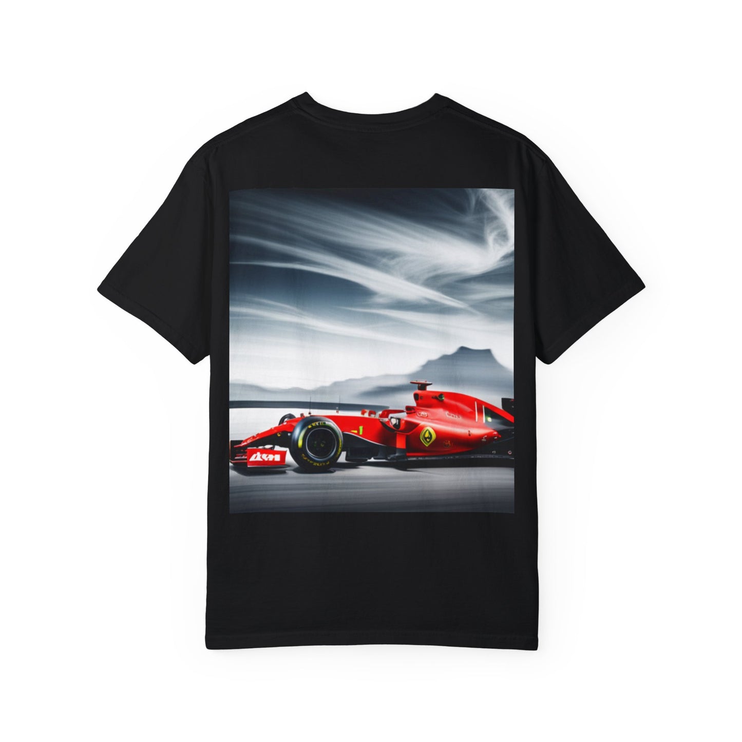 Unisex Garment-Dyed T-shirt Formula 1 Ferrari car design