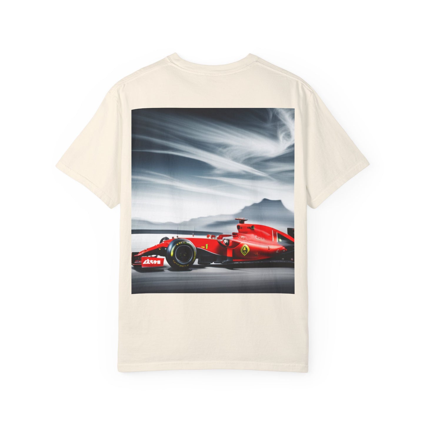 Unisex Garment-Dyed T-shirt Formula 1 Ferrari car design