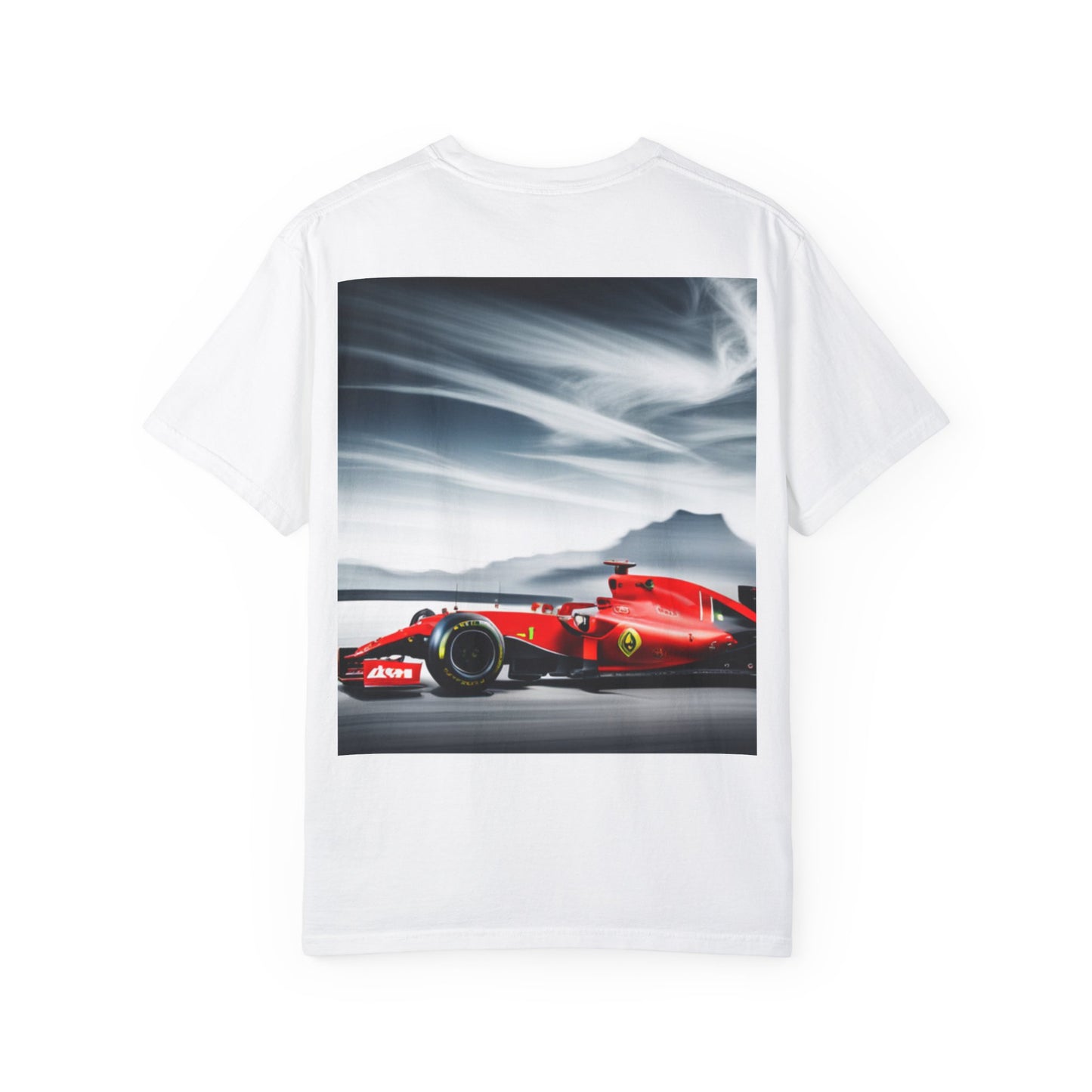 Unisex Garment-Dyed T-shirt Formula 1 Ferrari car design