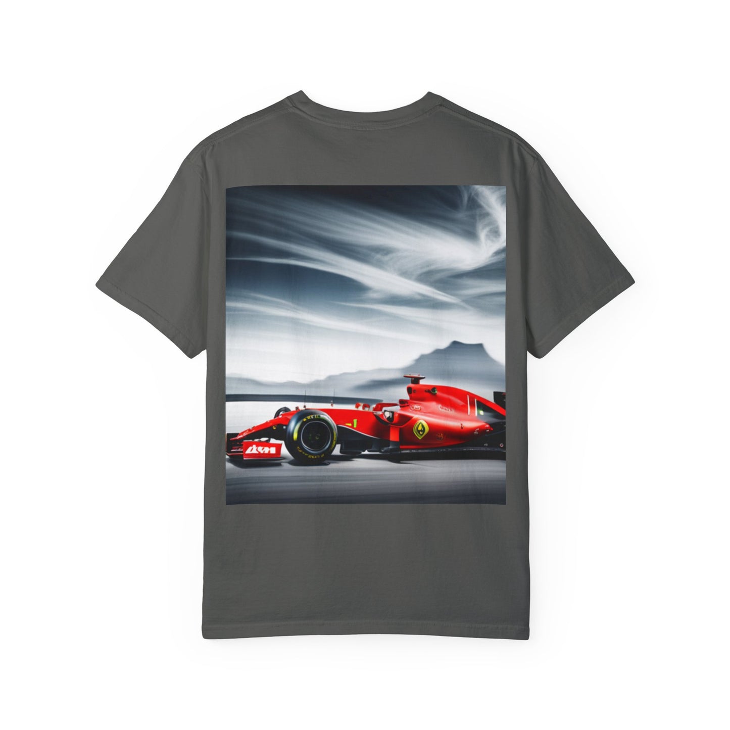 Unisex Garment-Dyed T-shirt Formula 1 Ferrari car design